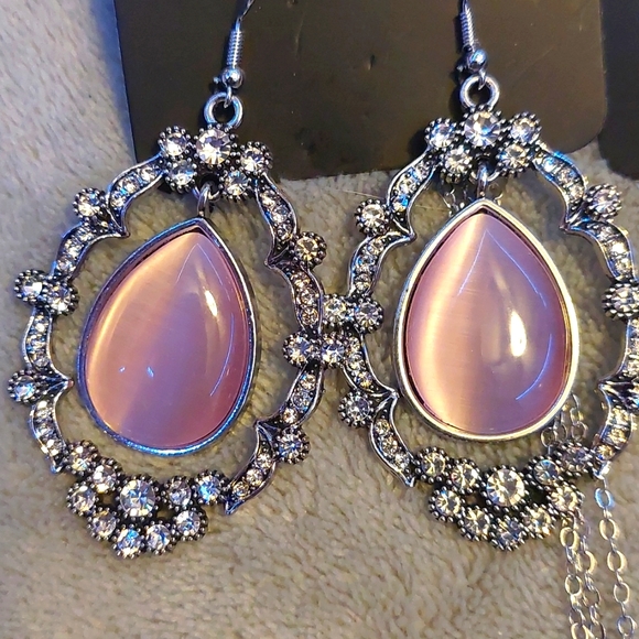 Pink Moonstone Set - Picture 4 of 8